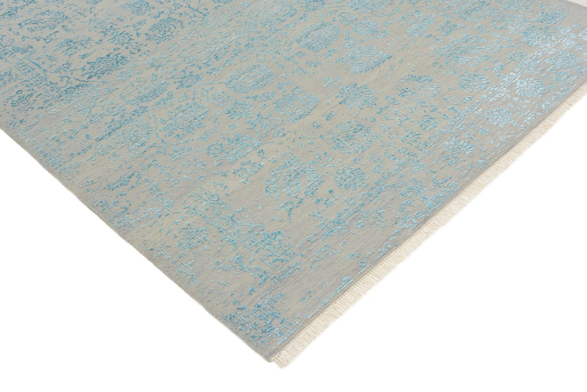 Designer tæppe - 194 x 149 cm - lysegrå