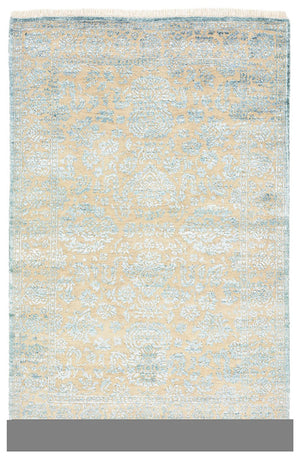 Designer tæppe - 148 x 100 cm - lyseblå
