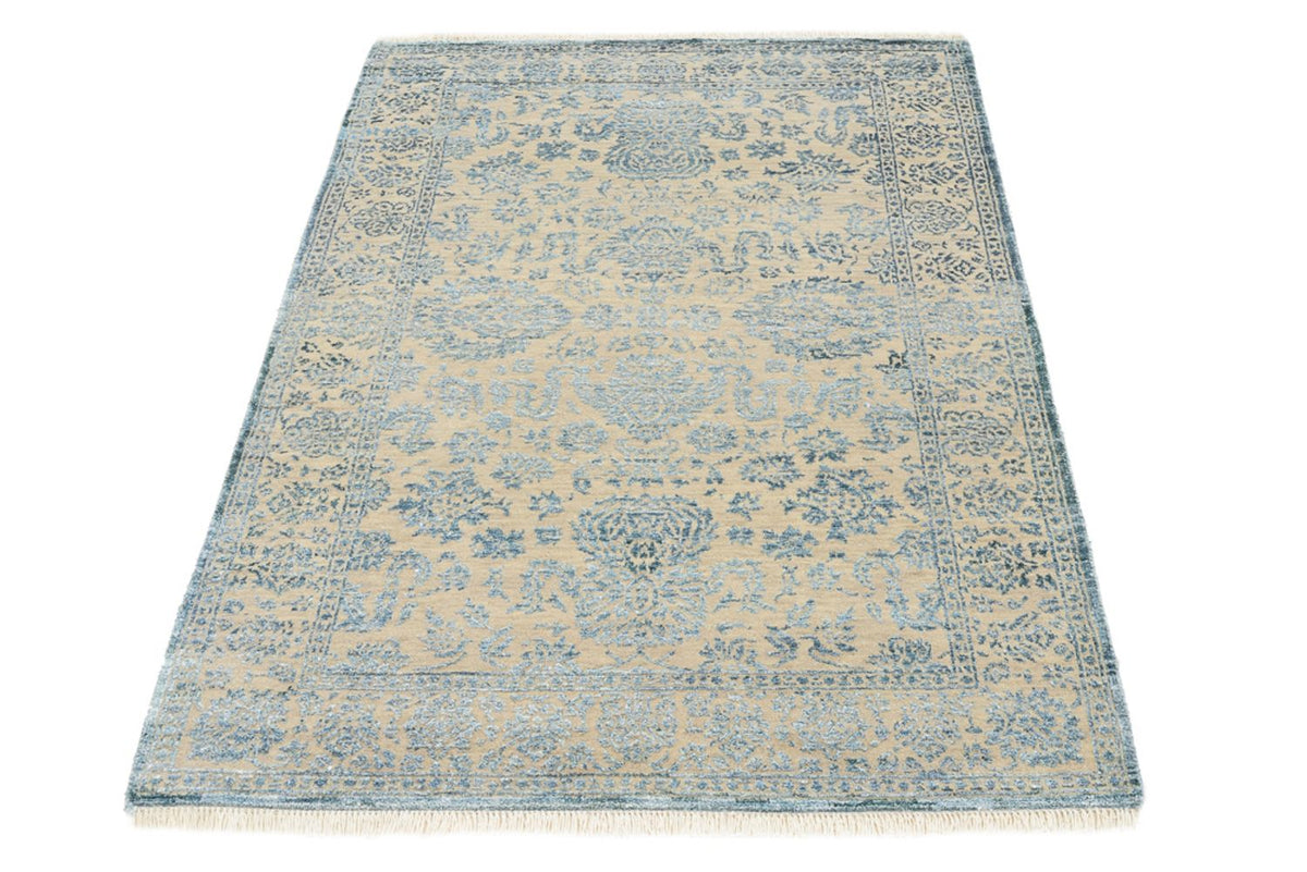 Designer tæppe - 148 x 100 cm - lyseblå