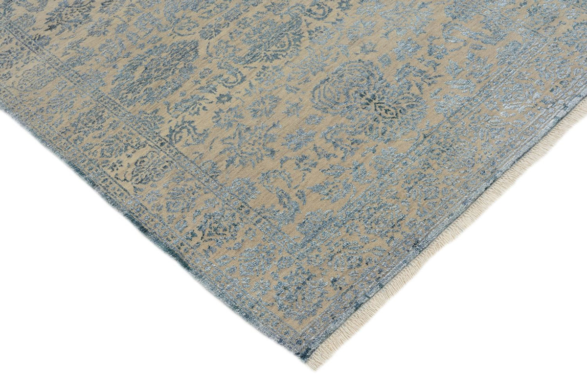Designer tæppe - 152 x 103 cm - lyseblå