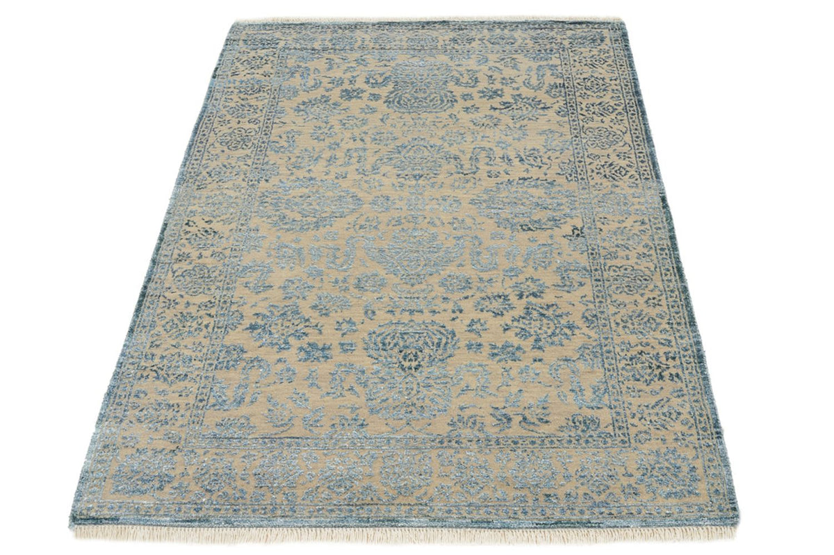 Designer tæppe - 151 x 106 cm - lyseblå
