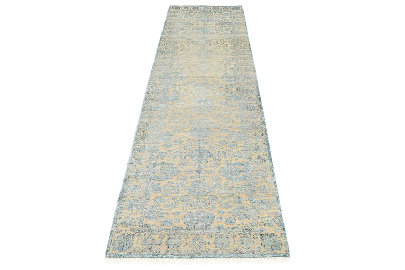 Løber Designer tæppe - 291 x 79 cm - lyseblå