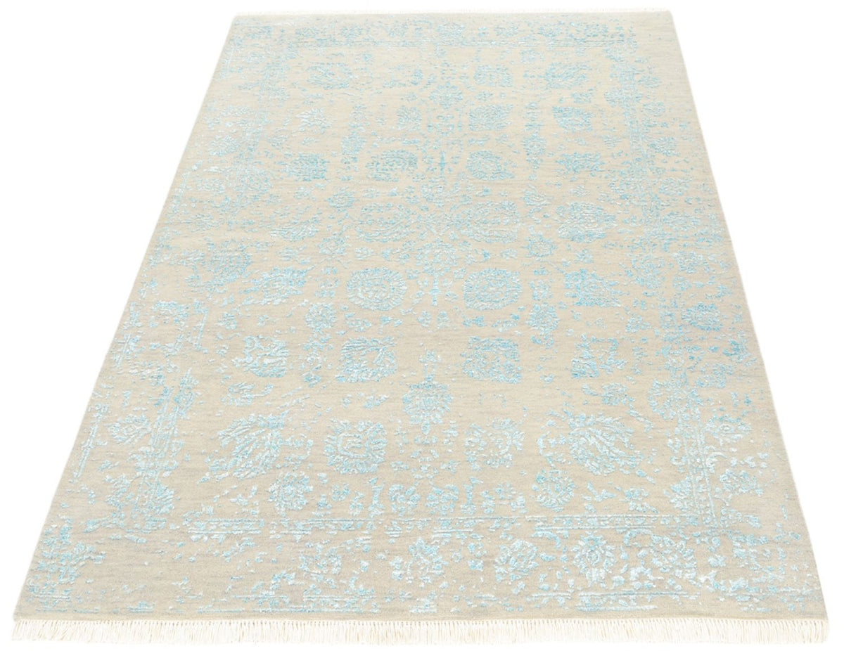 Designer tæppe - 177 x 124 cm - lysegrå