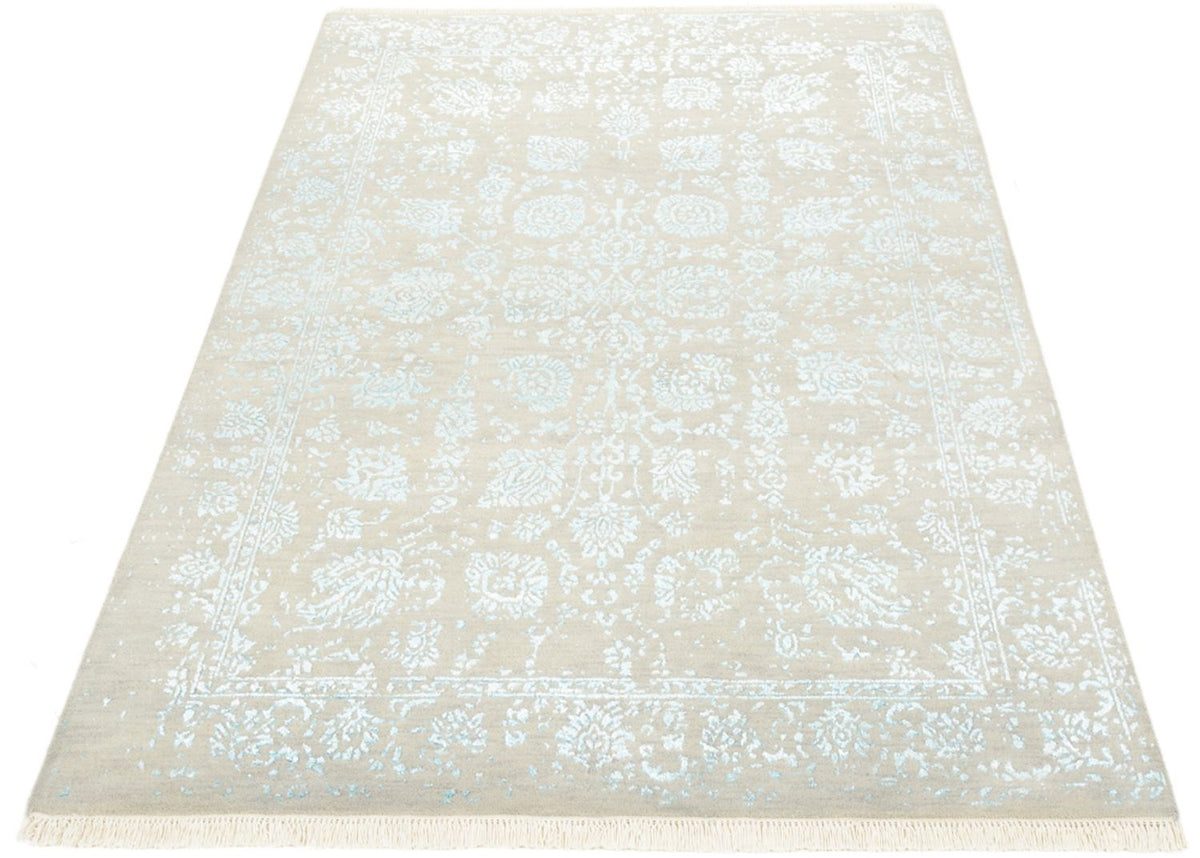 Designer tæppe - 177 x 124 cm - lysegrå