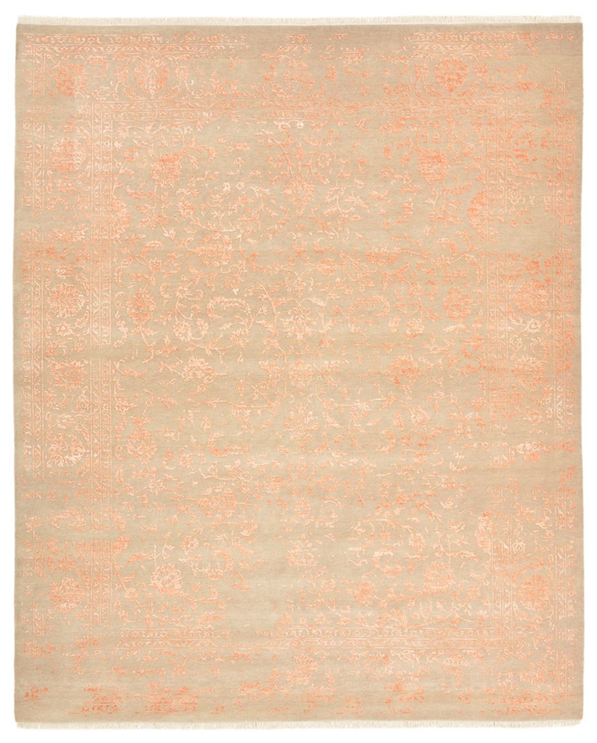 Designer tæppe - 302 x 248 cm - orange