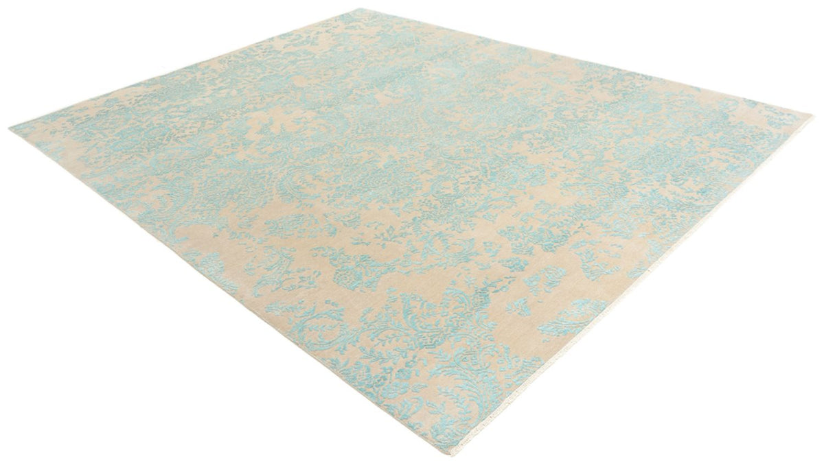 Designer tæppe - 309 x 244 cm - aqua
