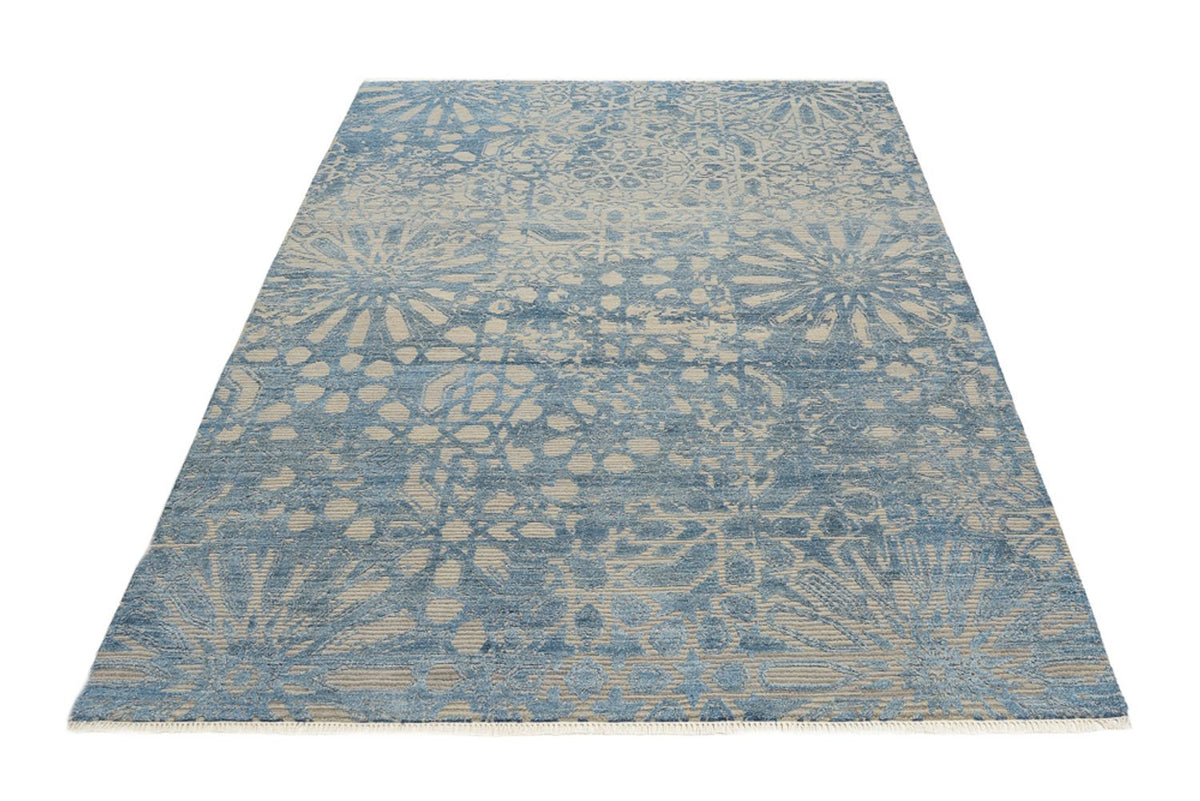 Designer tæppe - 240 x 173 cm - havblå