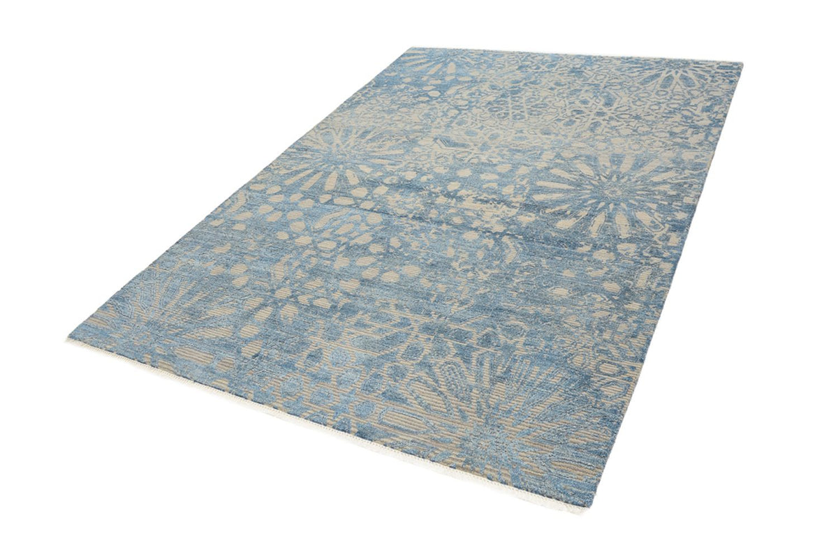 Designer tæppe - 240 x 173 cm - havblå