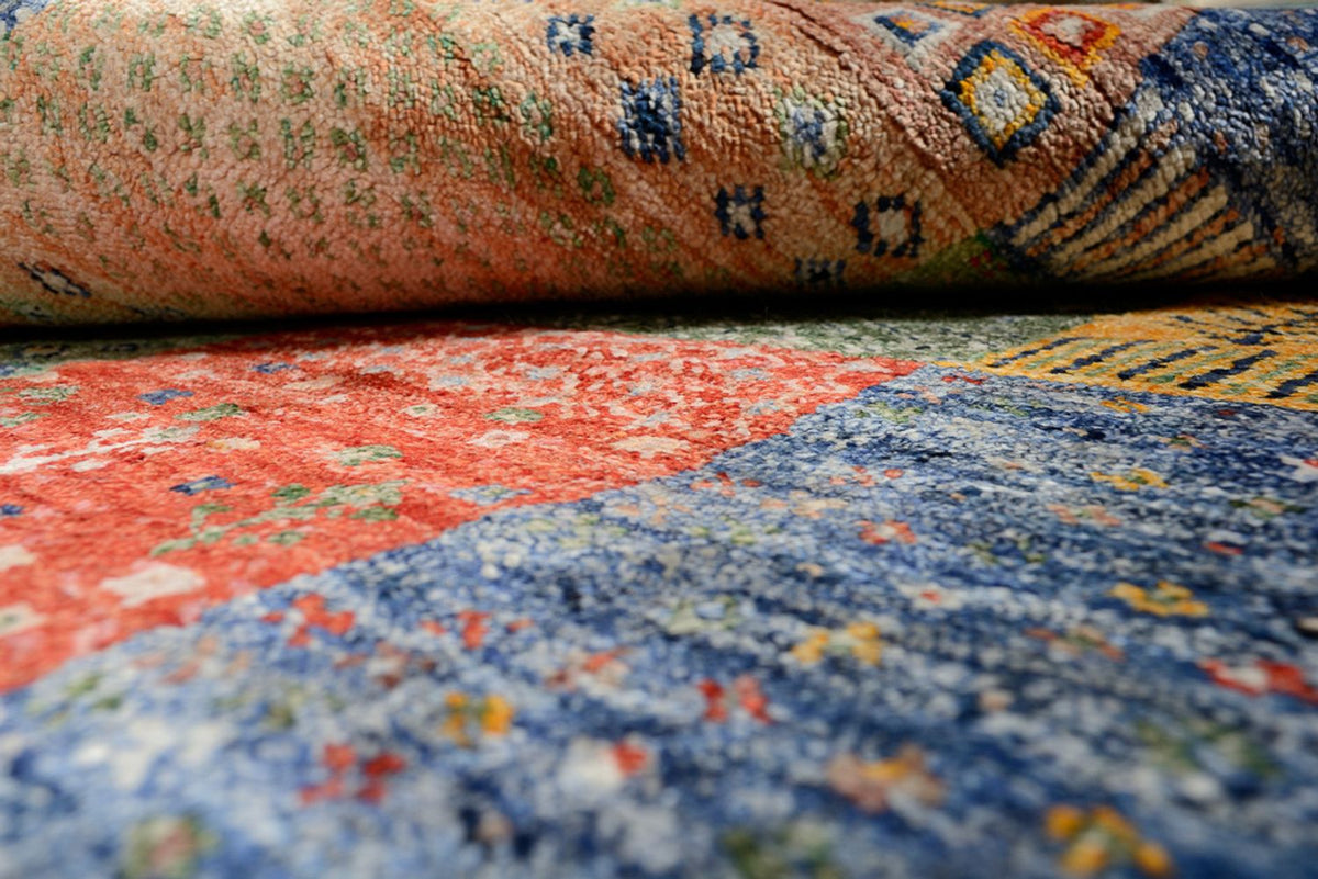 Gabbeh-tæppe - Loribaft Indus - 246 x 171 cm - flerfarvet