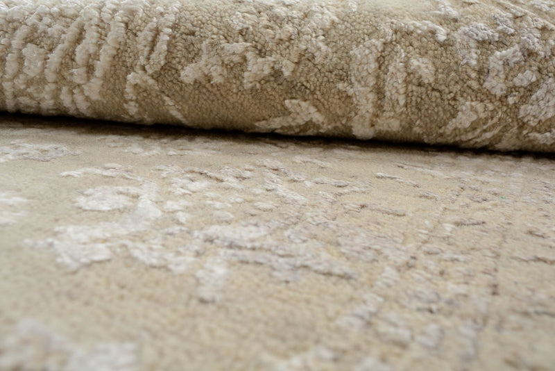 Designer tæppe - 153 x 94 cm - mørk beige