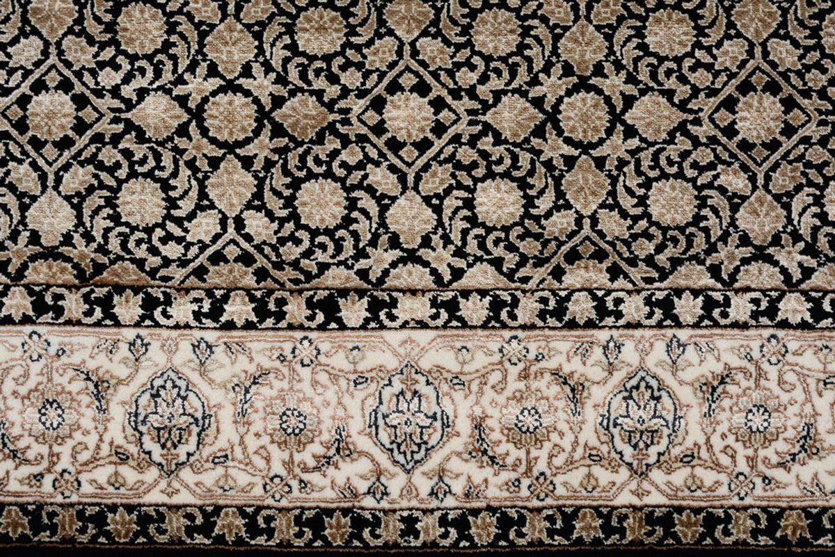 Orientalsk tæppe - Bijar - Indus - 203 x 144 cm - mørk beige