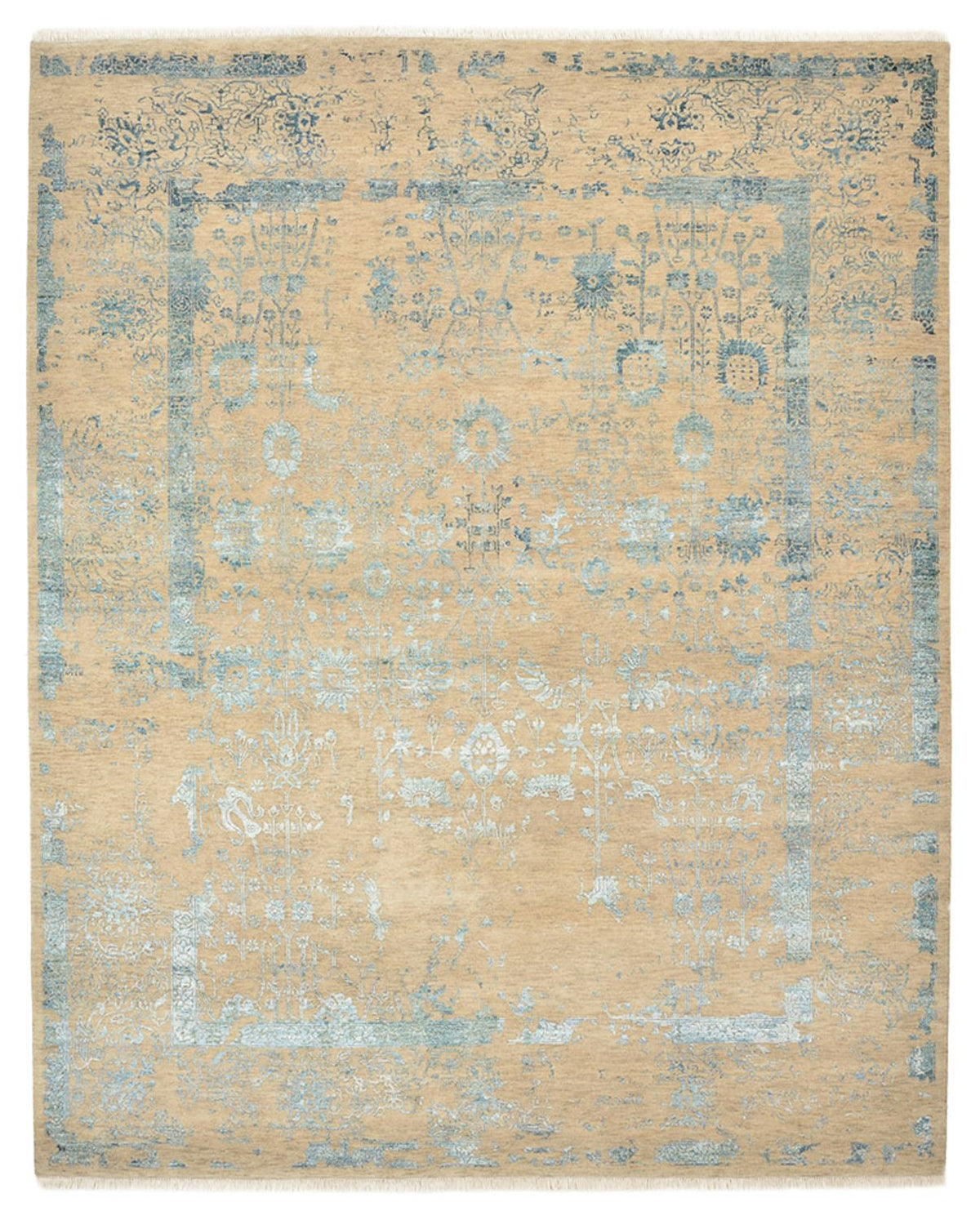 Designer tæppe - 304 x 248 cm - sand