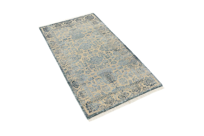 Designer tæppe - 134 x 70 cm - lysegrå