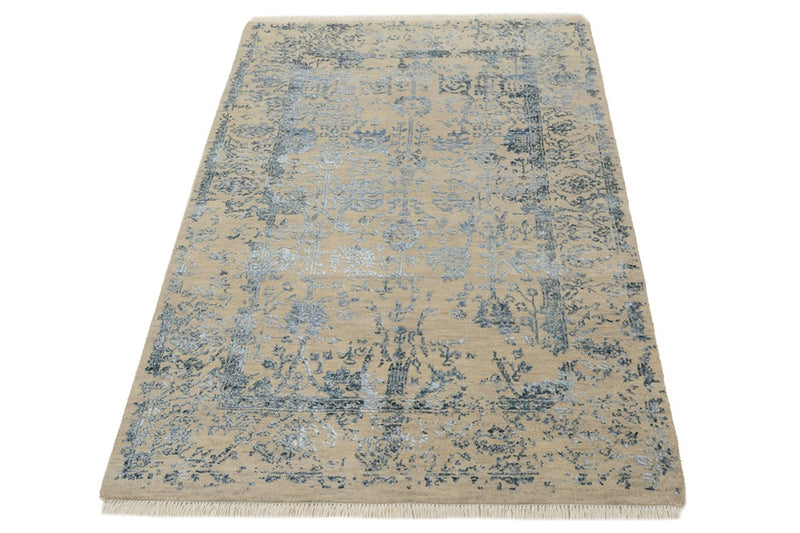 Designer tæppe - 149 x 95 cm - lys beige