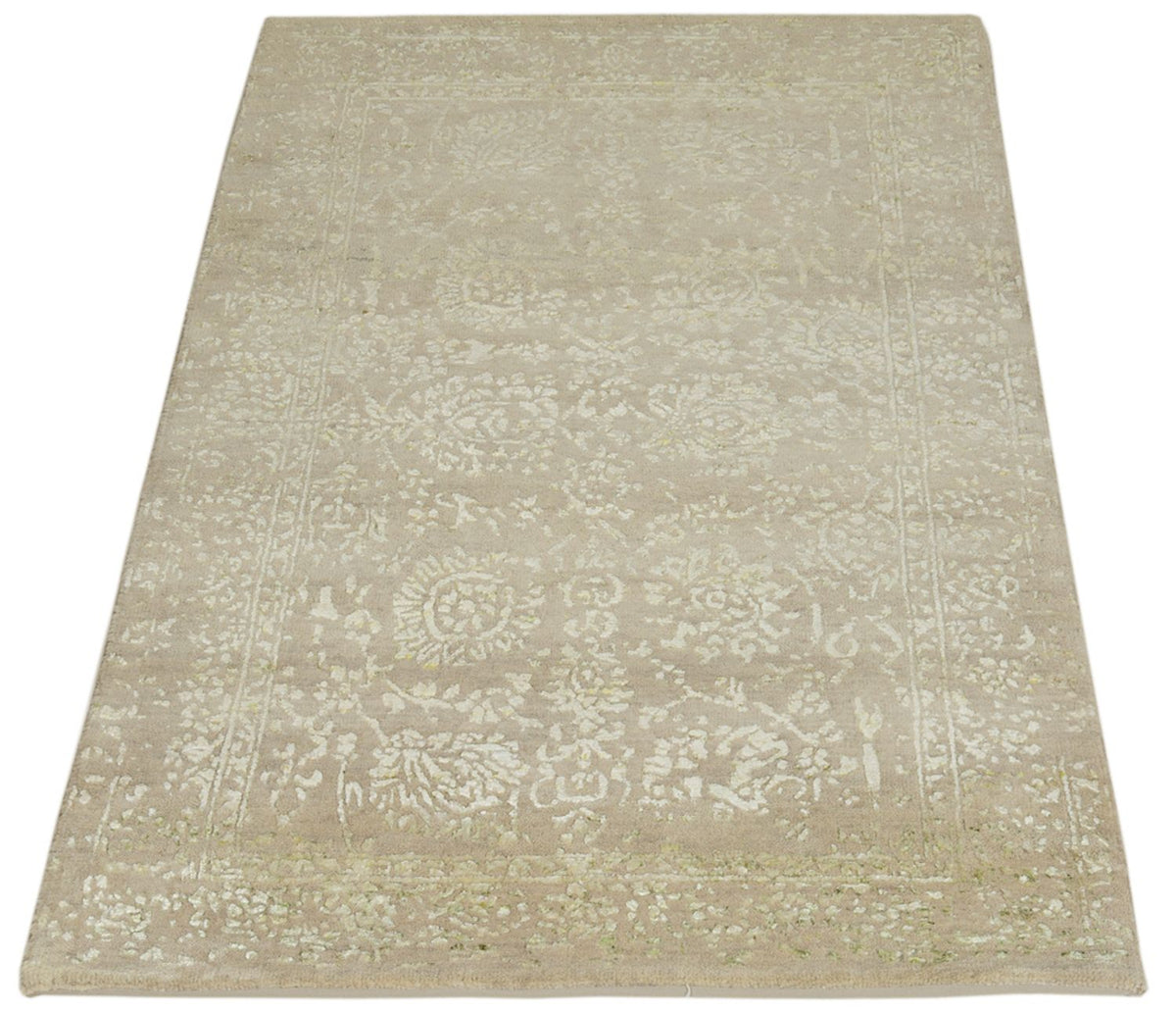 Designer tæppe - 118 x 79 cm - sand