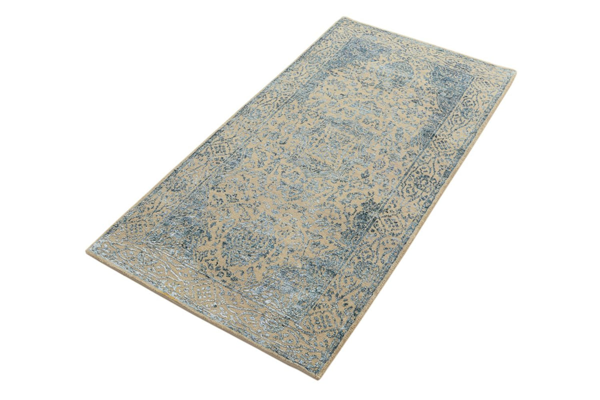 Designer tæppe - 138 x 74 cm - lys beige