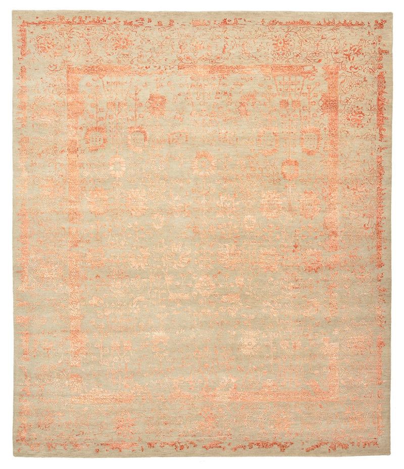Designer tæppe - 293 x 251 cm - lys brun
