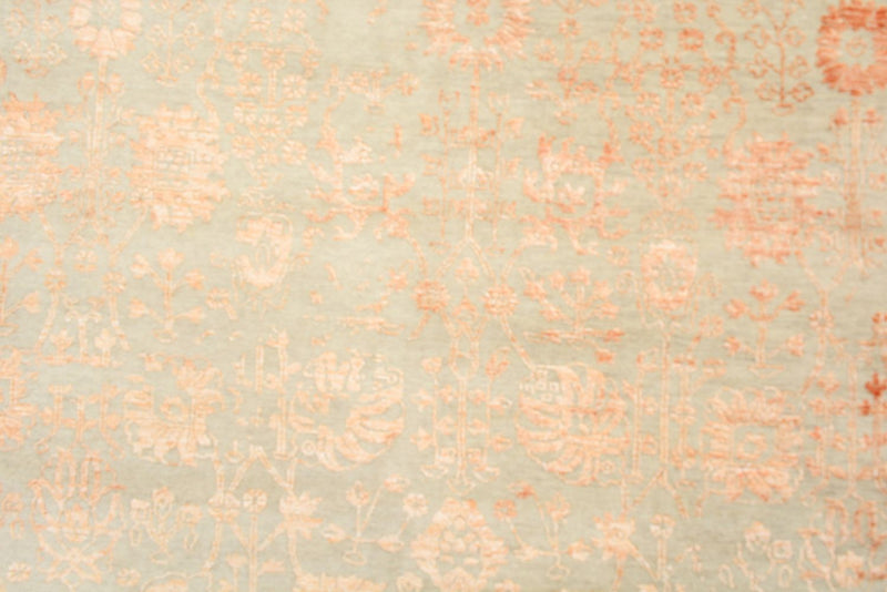 Designer tæppe - 293 x 251 cm - lys brun