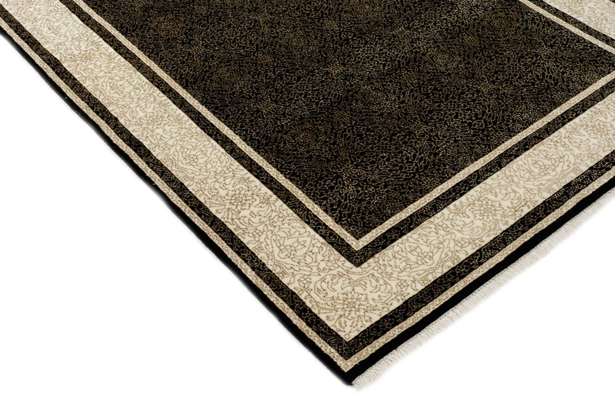 Designer tæppe - 181 x 123 cm - mørk beige