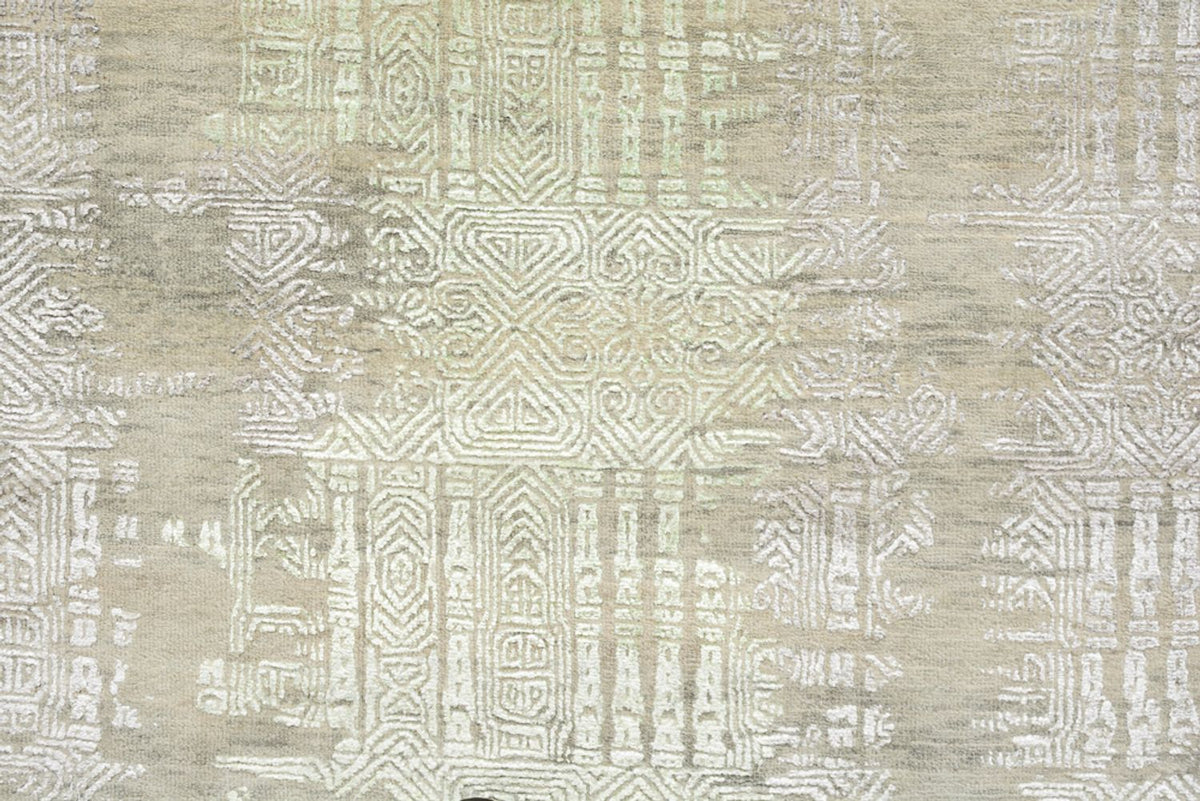 Designer tæppe - 236 x 179 cm - lysegrøn