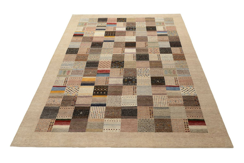 Gabbeh-tæppe - Loribaft Indus - 350 x 250 cm - mørk beige