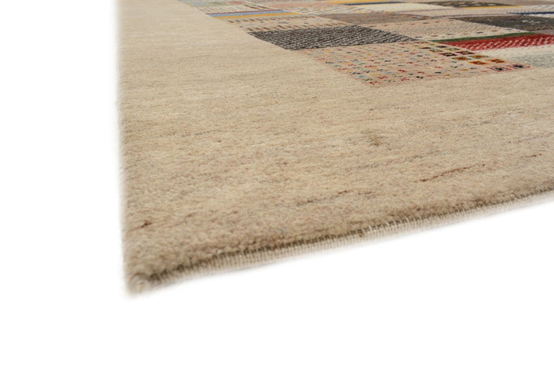 Gabbeh-tæppe - Loribaft Indus - 350 x 250 cm - mørk beige