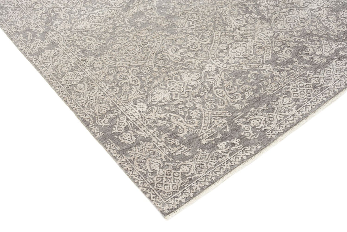 Designer tæppe - 215 x 152 cm - lysegrå