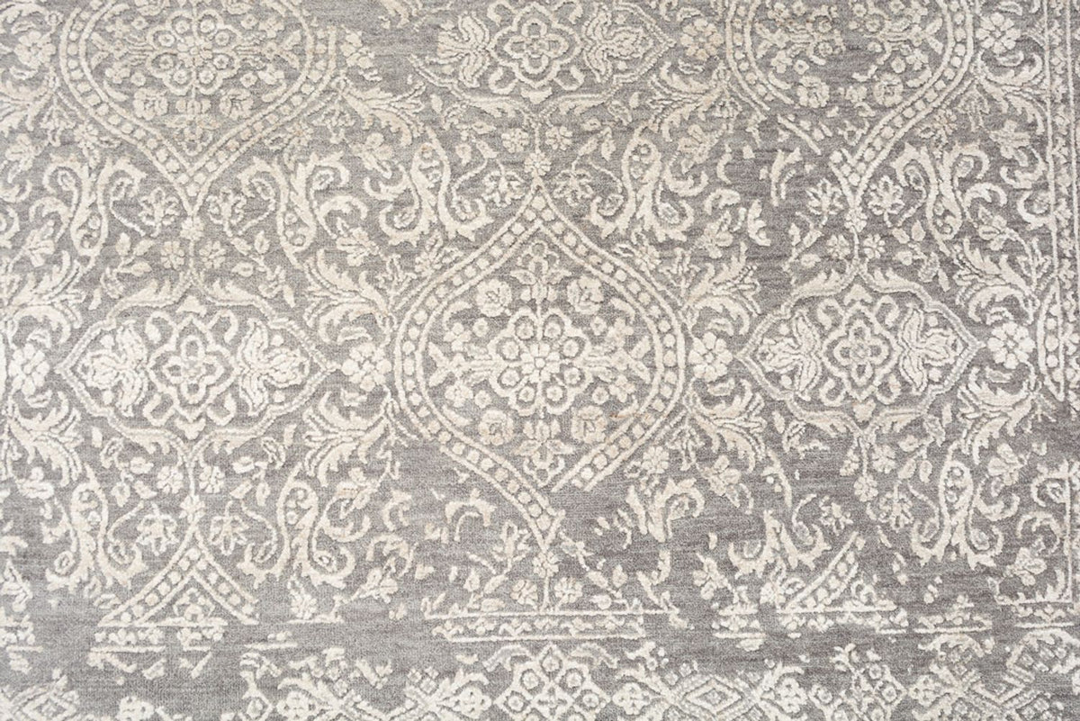 Designer tæppe - 215 x 152 cm - lysegrå