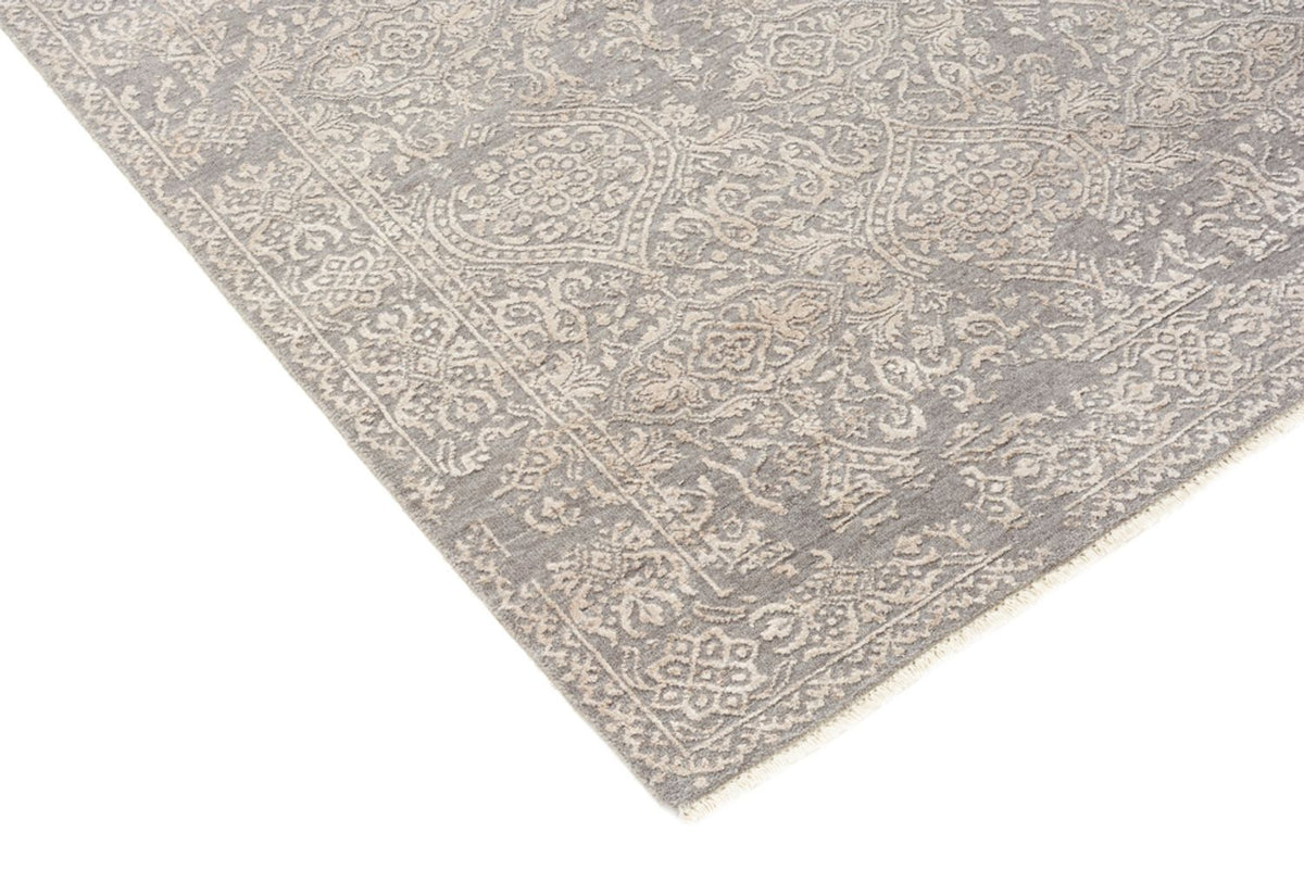 Designer tæppe - 181 x 124 cm - lysegrå