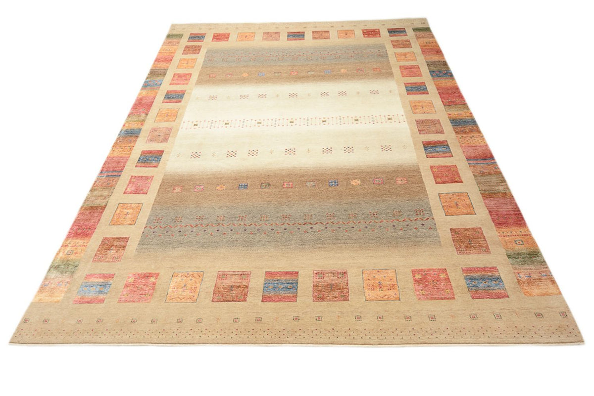 Gabbeh-tæppe - Loribaft Indus - 400 x 301 cm - flerfarvet