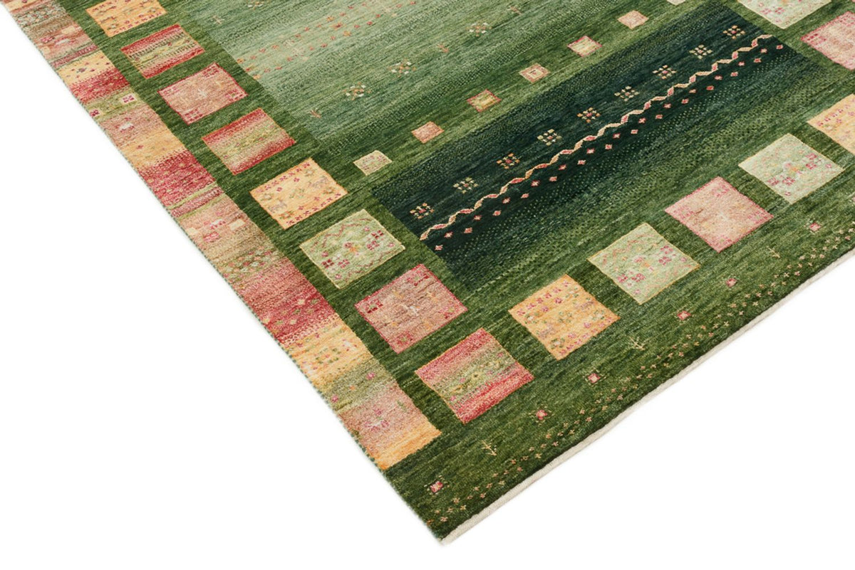 Gabbeh-tæppe - Loribaft Indus - 183 x 127 cm - grøn