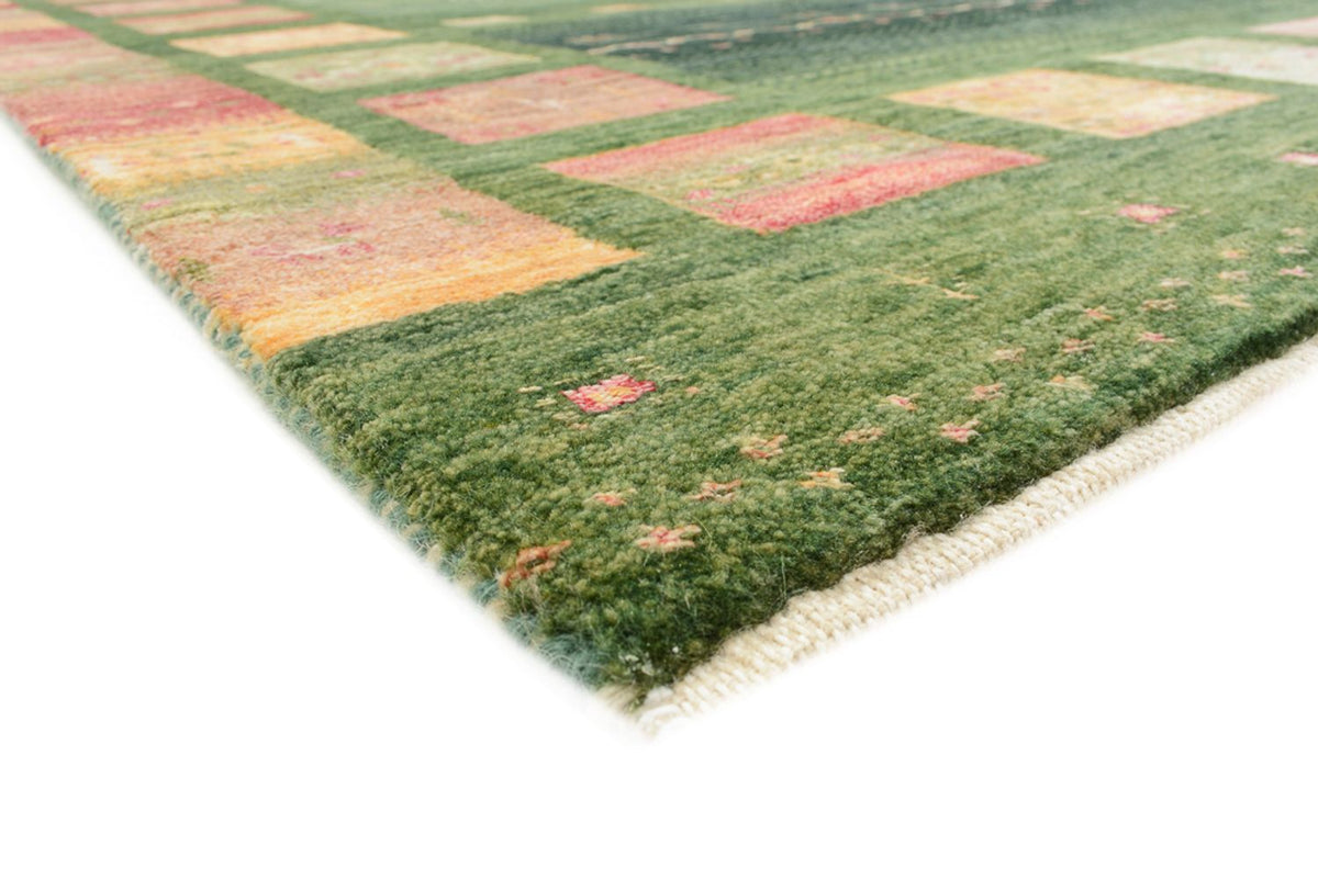 Gabbeh-tæppe - Loribaft Indus - 183 x 127 cm - grøn