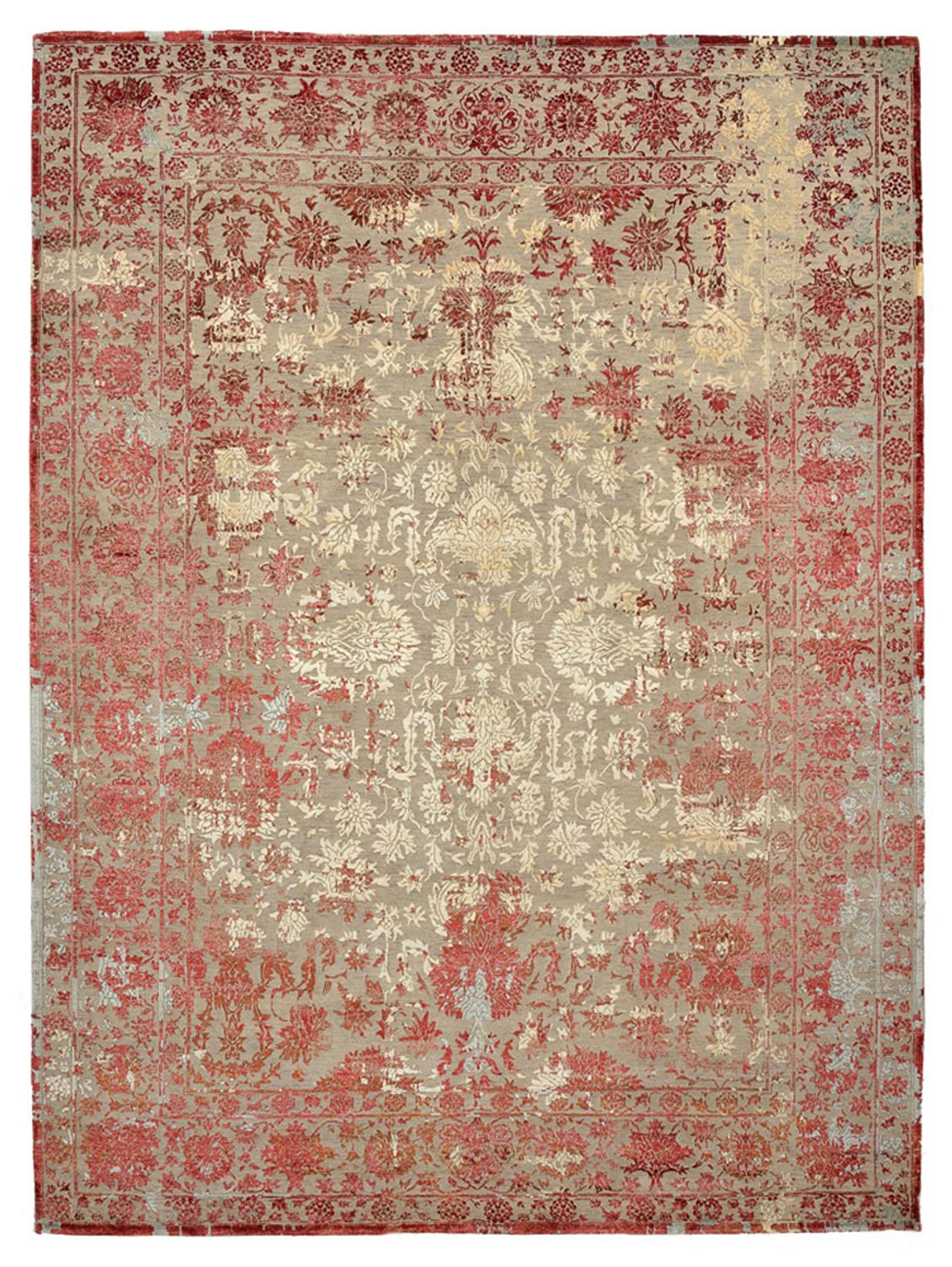 Designer tæppe - 339 x 252 cm - lys beige
