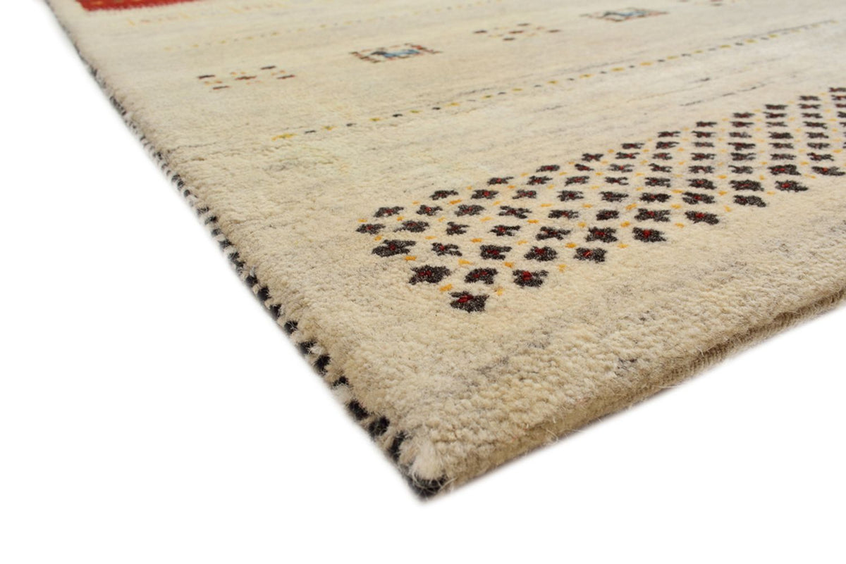 Gabbeh-tæppe - Loribaft Indus - 347 x 254 cm - lys beige