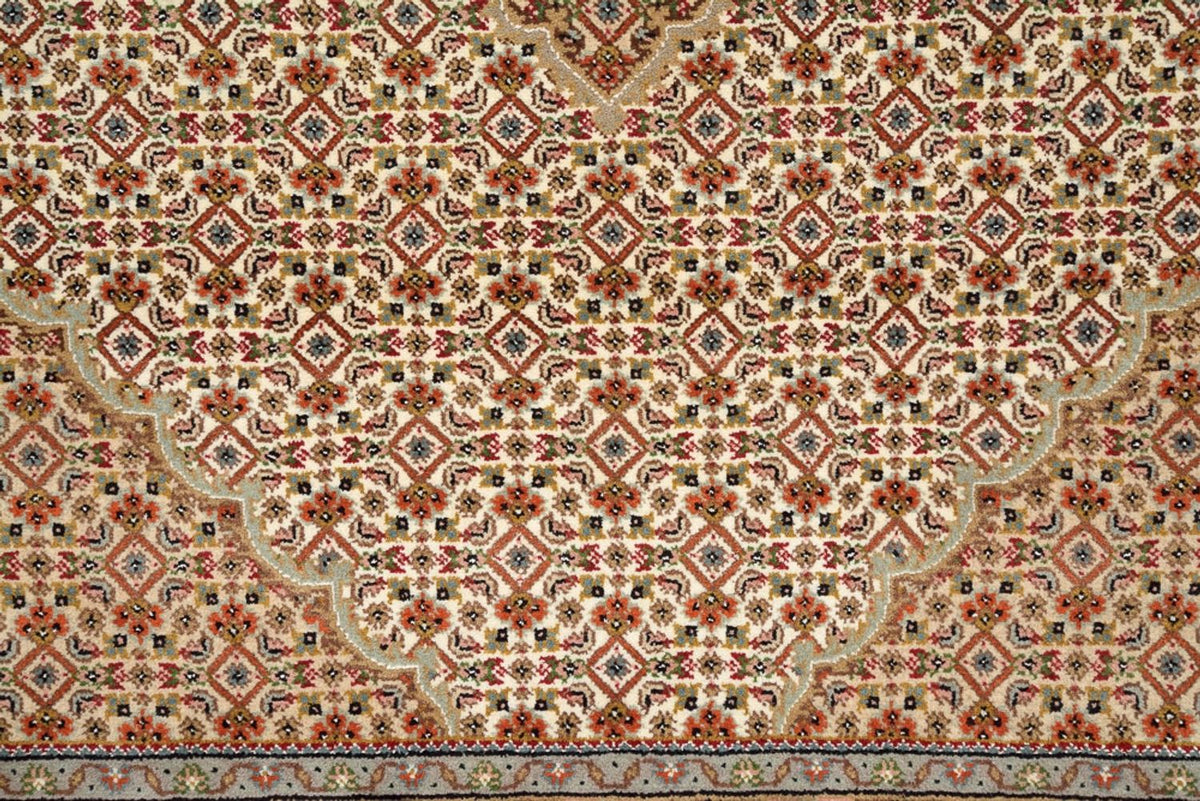 Orientalsk tæppe - Tabriz - 300 x 197 cm - mørk beige