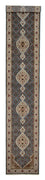 Løber Orientalsk tæppe - Tabriz - 454 x 79 cm - mørkeblå