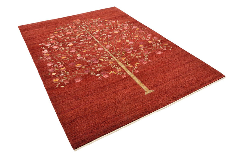 Gabbeh-tæppe - Loribaft Indus - 243 x 176 cm - rød