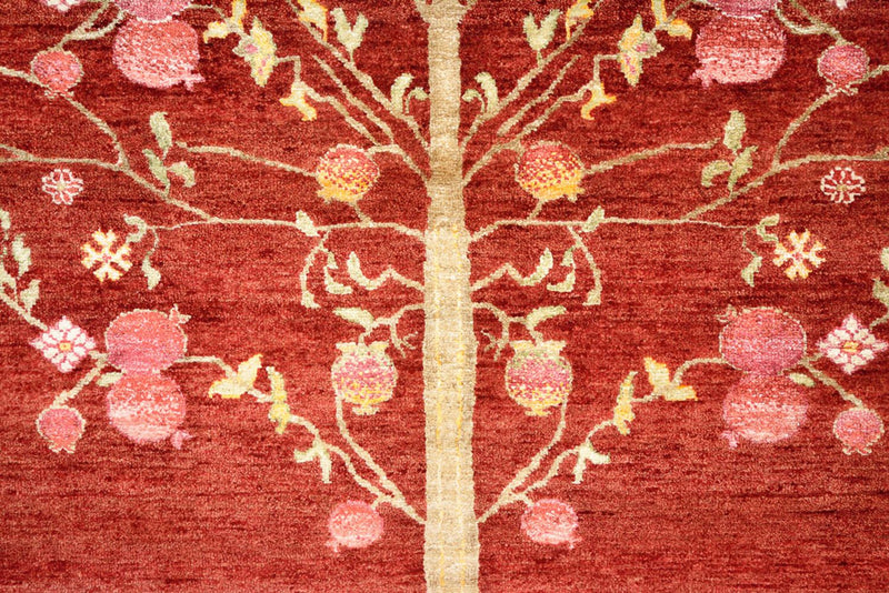 Gabbeh-tæppe - Loribaft Indus - 243 x 176 cm - rød