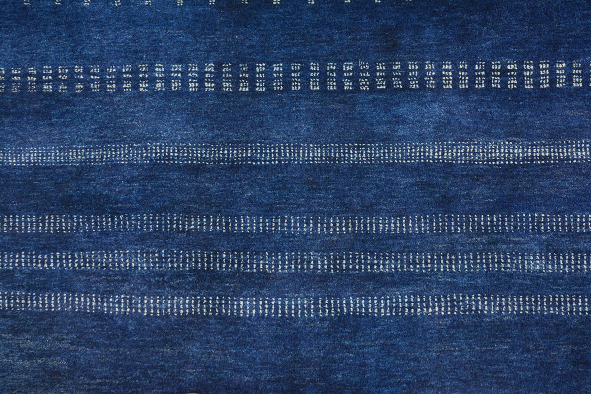 Gabbeh-tæppe - Loribaft Indus - 237 x 172 cm - mørkeblå