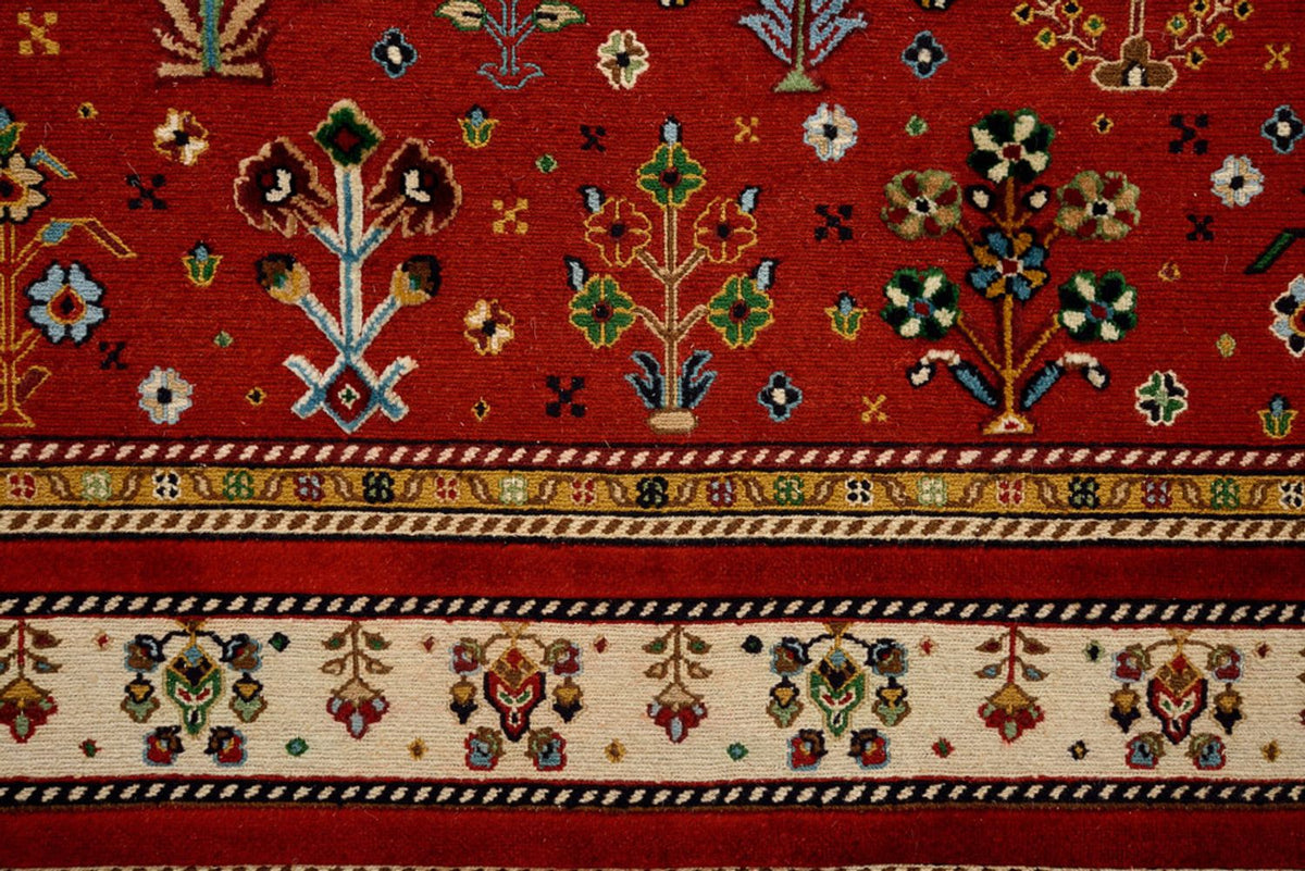 Orientalsk tæppe - 245 x 176 cm - rød