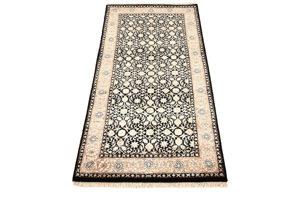 Orientalsk tæppe - Bijar - Indus - 143 x 73 cm - mørkeblå