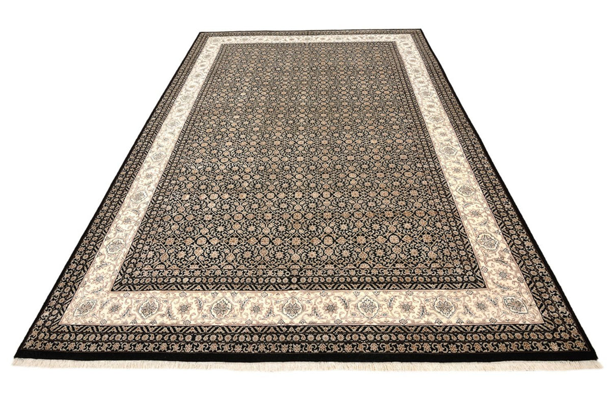 Orientalsk tæppe - Bijar - Indus - 295 x 206 cm - mørk beige