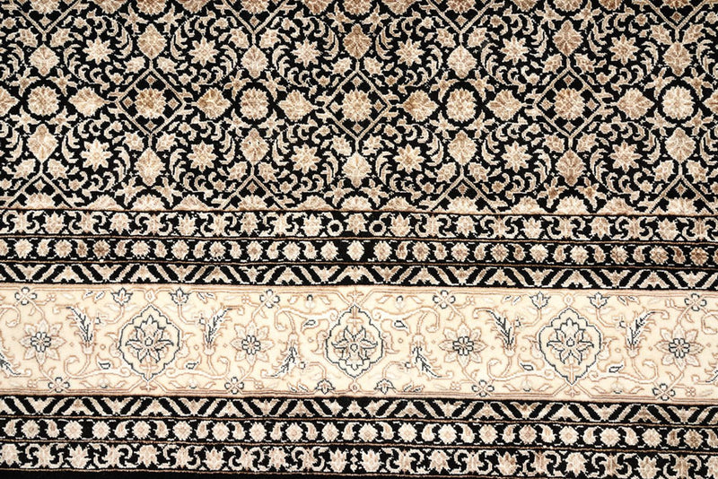 Orientalsk tæppe - Bijar - Indus - 295 x 206 cm - mørk beige