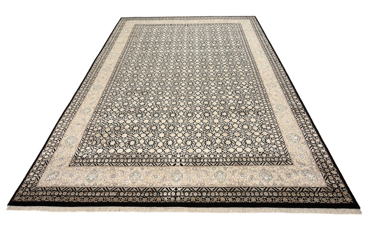 Orientalsk tæppe - Bijar - Indus - 295 x 206 cm - mørk beige