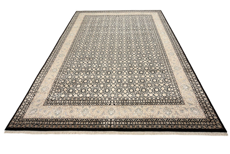 Orientalsk tæppe - Bijar - Indus - 295 x 206 cm - mørk beige
