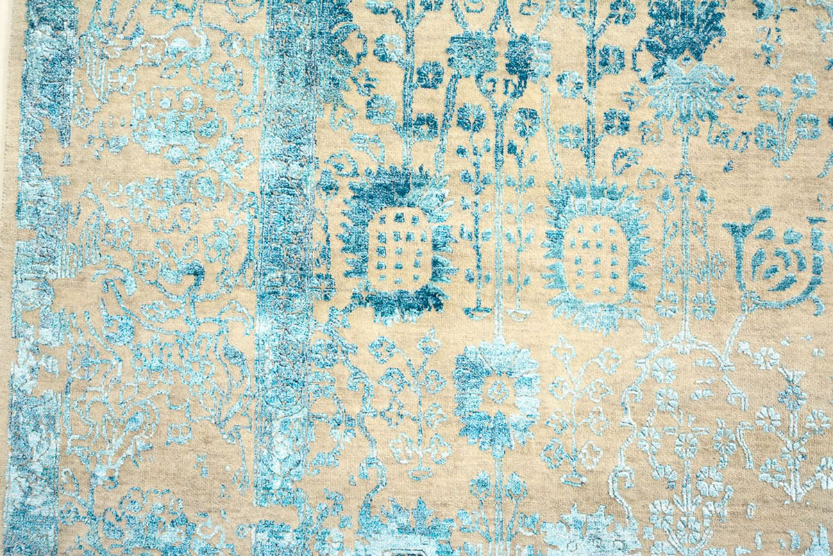Designer tæppe - 344 x 244 cm - lys beige