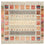 Gabbeh-tæppe - Loribaft Indus firkantet - 202 x 199 cm - lys beige