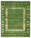 Gabbeh-tæppe - Loribaft Indus - 246 x 206 cm - grøn