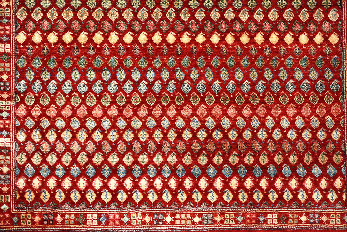 Designer tæppe - 155 x 97 cm - bordeaux rød