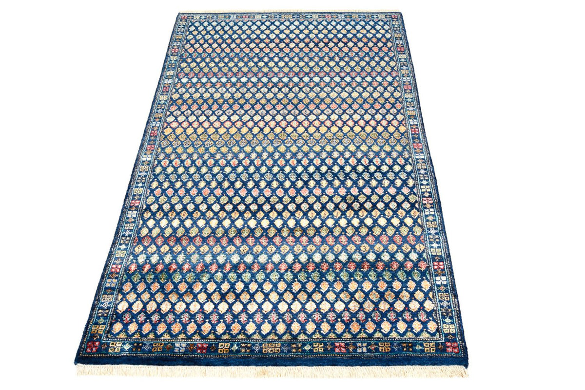 Designer tæppe - 154 x 93 cm - mørkeblå
